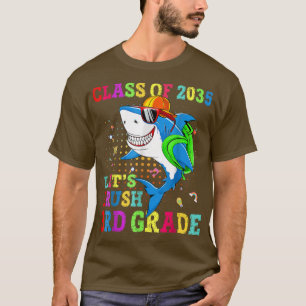 Lets Crush 3rd Grade Shark Back To School Class Of T-Shirt