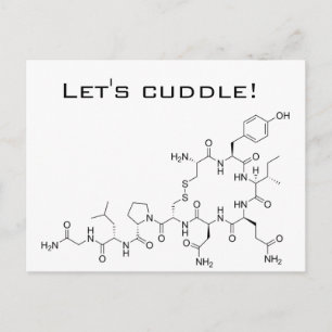 Let's cuddle! Oxytocin Postcard