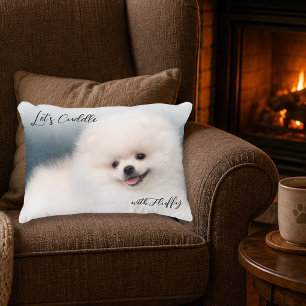 Let's Cuddle Pet Photo Christmas Gift Decorative Cushion