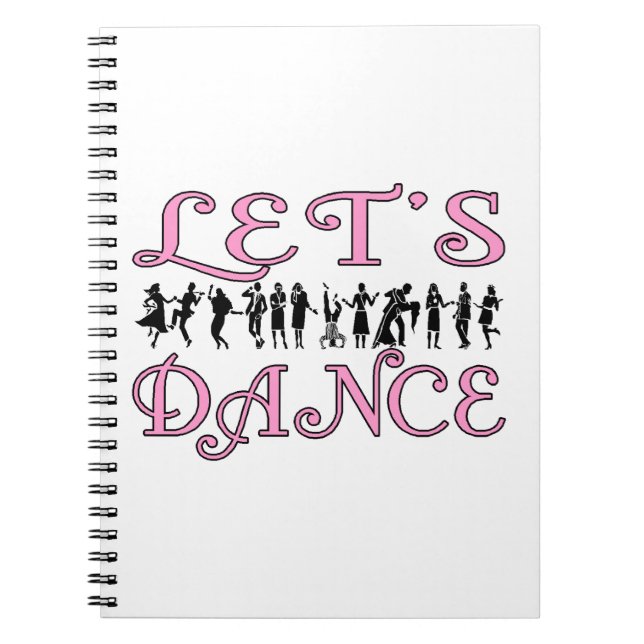 Let's Dance Dancing Couples Notebook (Front)