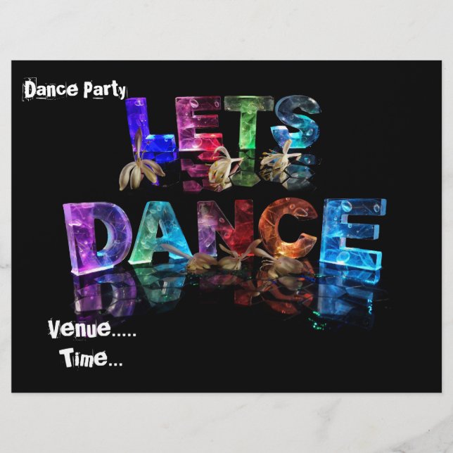 Lets Dance Flyer (Front)