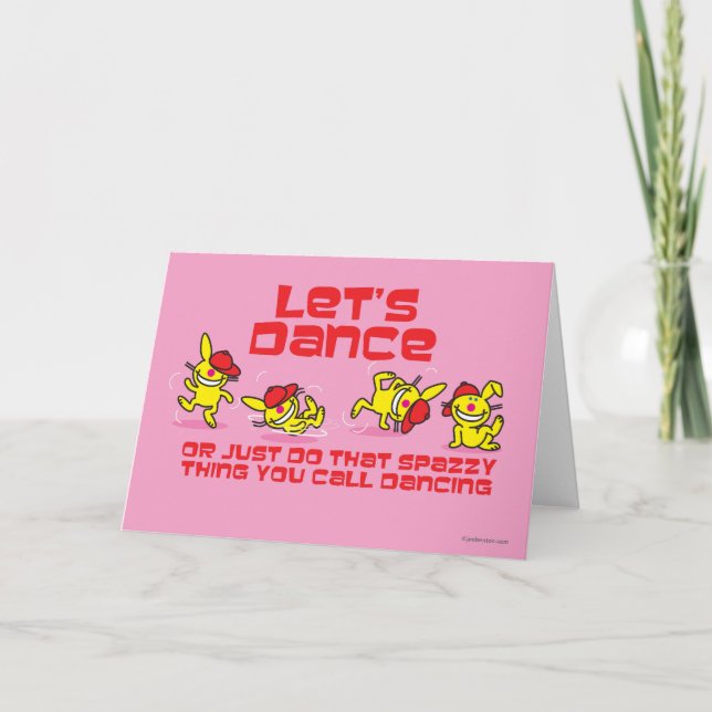Let's Dance Holiday Card (Front)