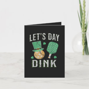 Let's day dink funny pickleball holiday card