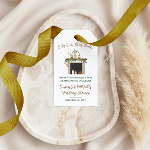 Let's Deck Their Halls! Bridal, Wedding Shower Gift Tags