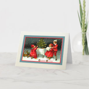Let's Decorate -Christmas Greetings Holiday Card