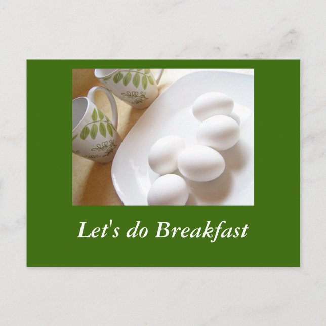 Let's do Breakfast Postcard (Front)