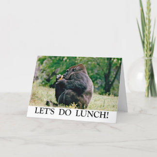 Let's Do Lunch! Card