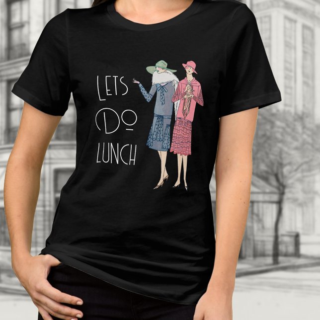 Lets Do Lunch Vintage LADIES Tri-Blend Shirt (Lets do Lunch!)