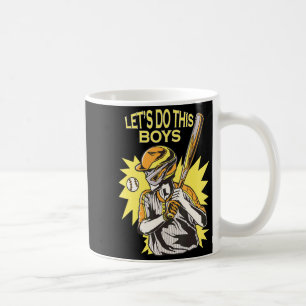 Lets Do This Boys Baseball Sports Player Team Coac Coffee Mug