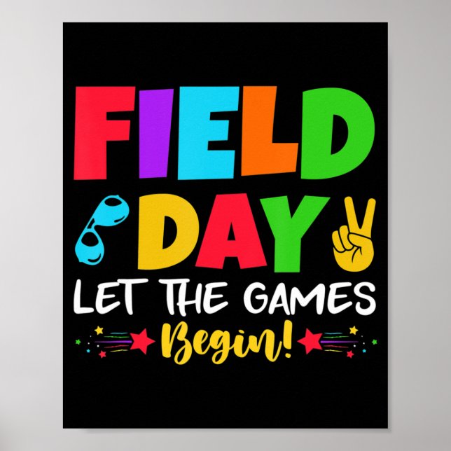 Let's Do This Field Day Thing Teacher Student Scho Poster (Front)