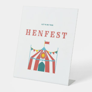 Let's Do This HENFEST - Table Top Sign