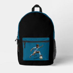 Let's Dribble Printed Backpack