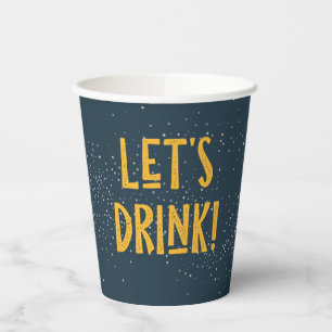 Let's Drink Camping Themed party Cups