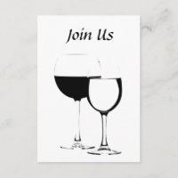 *LET'S DRINK SOME WINE* COOL INVITATION