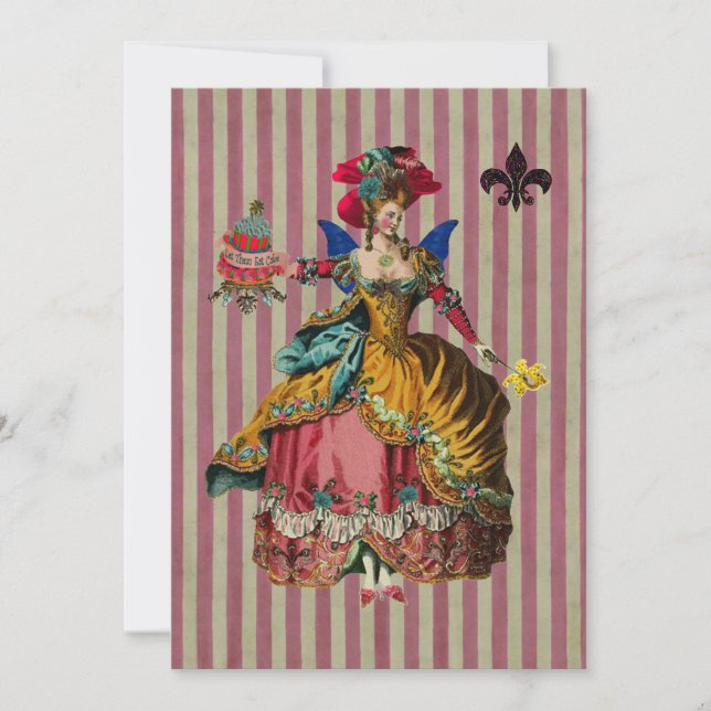 Let's Eat Cake ~ Invitation / RSVP 5.25x5.25 (Front)