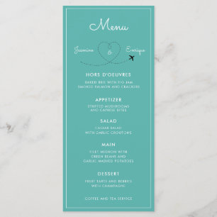 Let's Eat! Destination Wedding 5 Course Wedding Menu