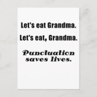 Let's Eat Grandma Punctuation Saves Lives