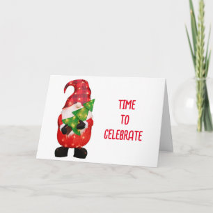 LET'S EAT, LET'S DRINK & LET'S BE MERRY HOLIDAY CA CARD