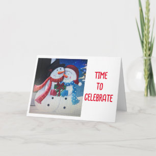 LET'S EAT, LET'S DRINK & LET'S BE MERRY HOLIDAY CARD