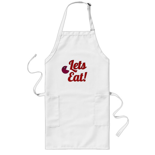 Lets Eat! Long Apron (Front)