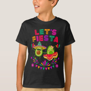 Let's Fiesta Avocado Dancing Cinco De Mayo Mexican T-Shirt