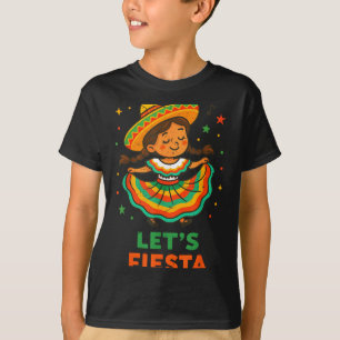 Lets fiesta cinco 5 de mayo funny mexican girl T-Shirt