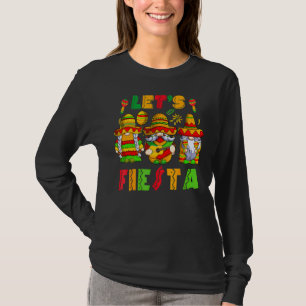 Let's Fiesta Cinco De Mayo Latin Gnomes Mexican Pa T-Shirt