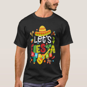Let's Fiesta Cinco De Mayo Mexican Party Guitar So T-Shirt