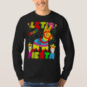 Let's Fiesta Cinco De Mayo Mexican Party Mexico Pi T-Shirt