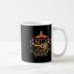 Let's Fiesta Cinco De Mayo Mexican Party Taco Guit Coffee Mug