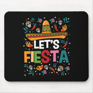 Let's Fiesta Cinco De Mayo Mexican Theme Party Gui Mouse Pad