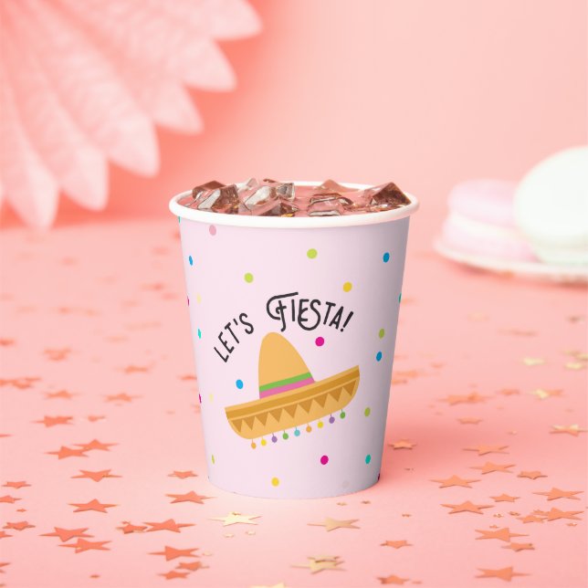 Let's Fiesta Cinco De Mayo Paper Cups (Insitu)