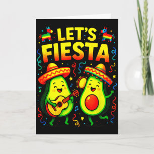 Let's fiesta - cinco mayo mexican dance fun Let's Card
