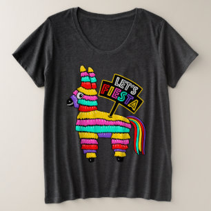 Let's Fiesta Colorful Piñata T-Shirt Plus Size T-Shirt