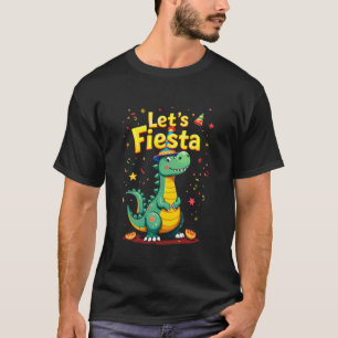 Let's Fiesta Festive Dinosaur T-Shirt