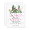Let's Fiesta Floral Cactus Succulent Bridal Shower
