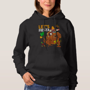Lets Fiesta Kids Dinosaur Dab Mexican Party 5 De M Hoodie