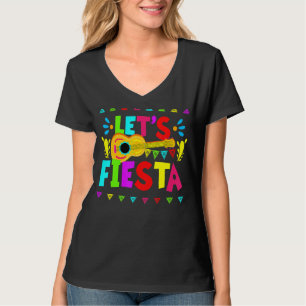 Lets Fiesta Mexican Cinco De Mayo Party T-Shirt