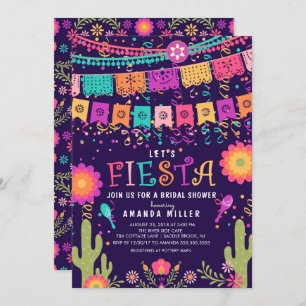 Let's Fiesta Party   Bridal Shower Invitation