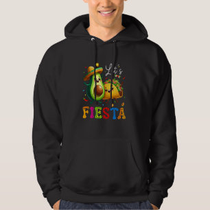 Lets Fiesta Taco Avocado Funny Cinco De Mayo Mexic Hoodie