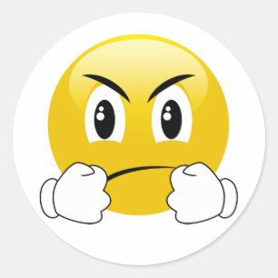 Let's Fight Punching Emoji Stickers