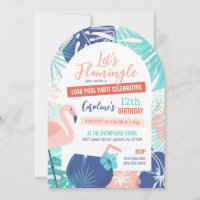 Let's Flamingle Birthday Luau Pool Party