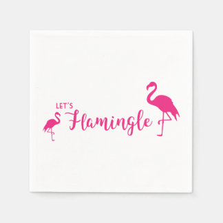 Let's Flamingle Napkin
