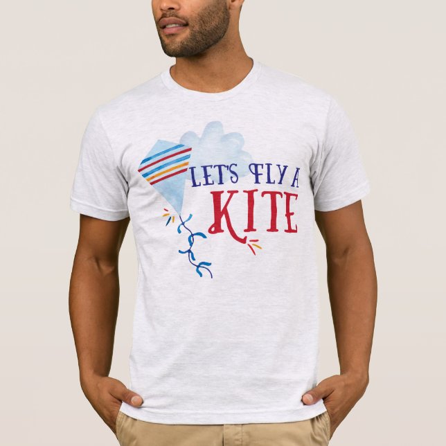 Let's Fly a Kite Men's Shirt (Front)