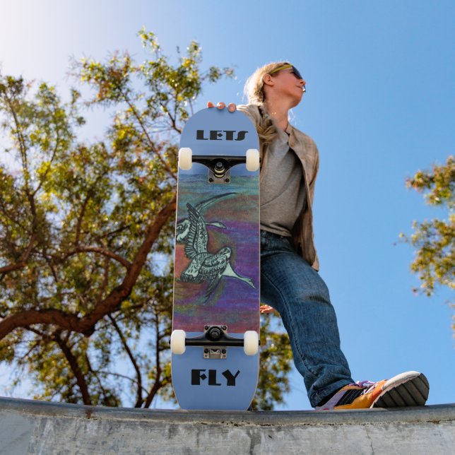 LETS FLY skateboard (Outdoor 1)