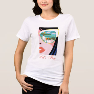 Let's Fun - The White Lotus Tri-Blend Shirt