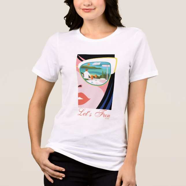 Let's Fun - The White Lotus Tri-Blend Shirt (Front)