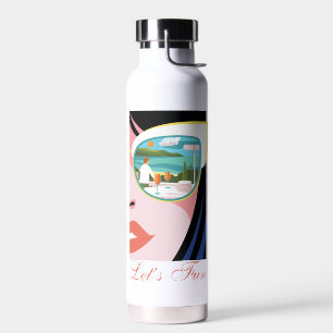Let's Fun - The White Lotus Water Bottle