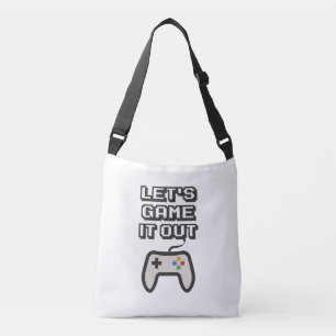 Let's game it out crossbody bag