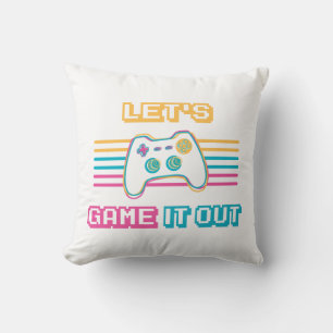 Let's game it out - Retro style Cushion